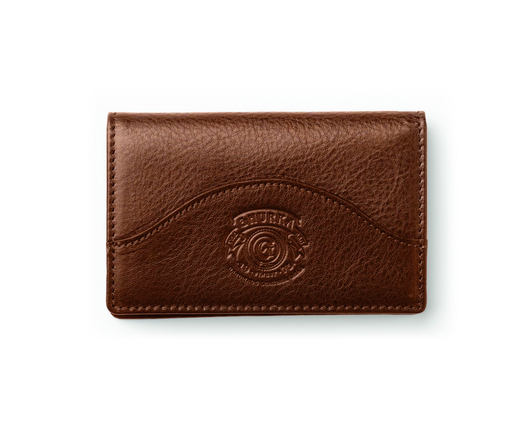 Ghurka | Business Card Holder No. 213 Card Case | Vintage Chestnut Leat Ghurka | Business Card Holder No. 213 Card Case | Vintage Chestnut Leat