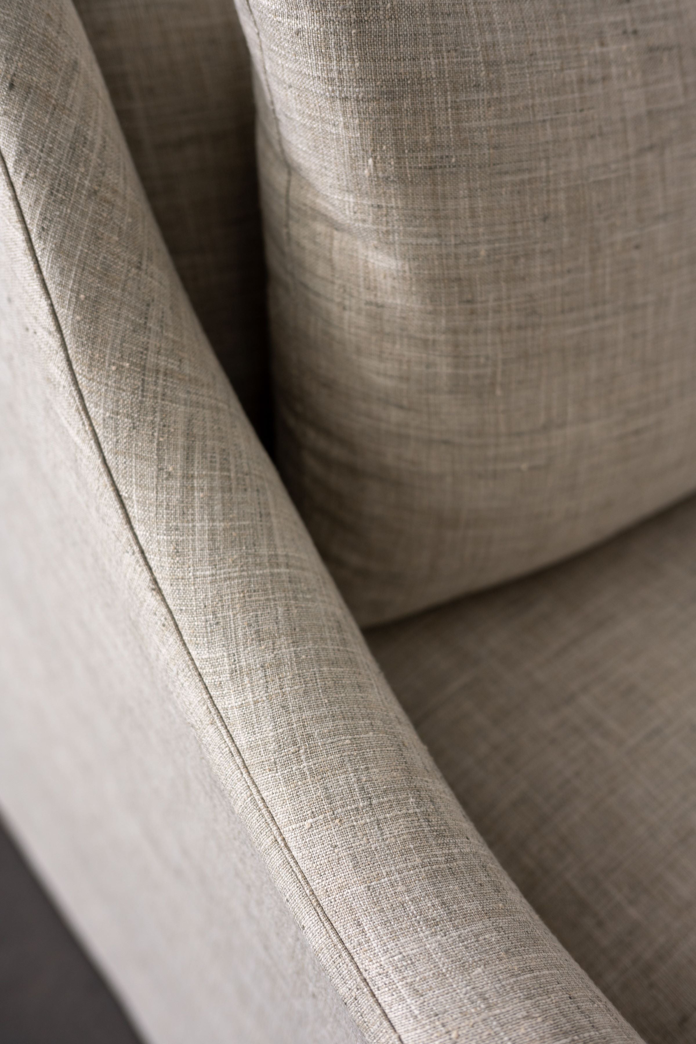 Linen Swivel Chair