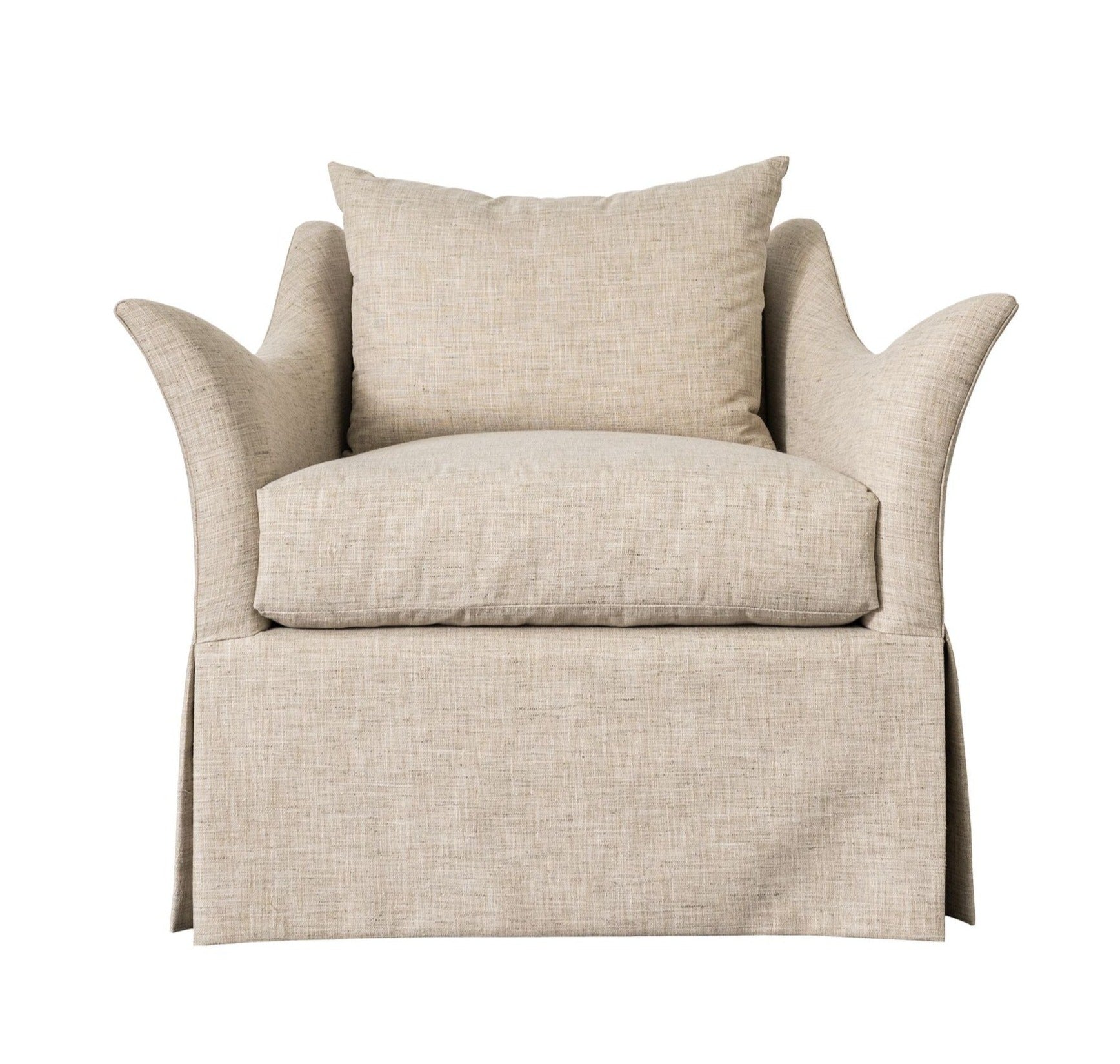 Linen Swivel Chair