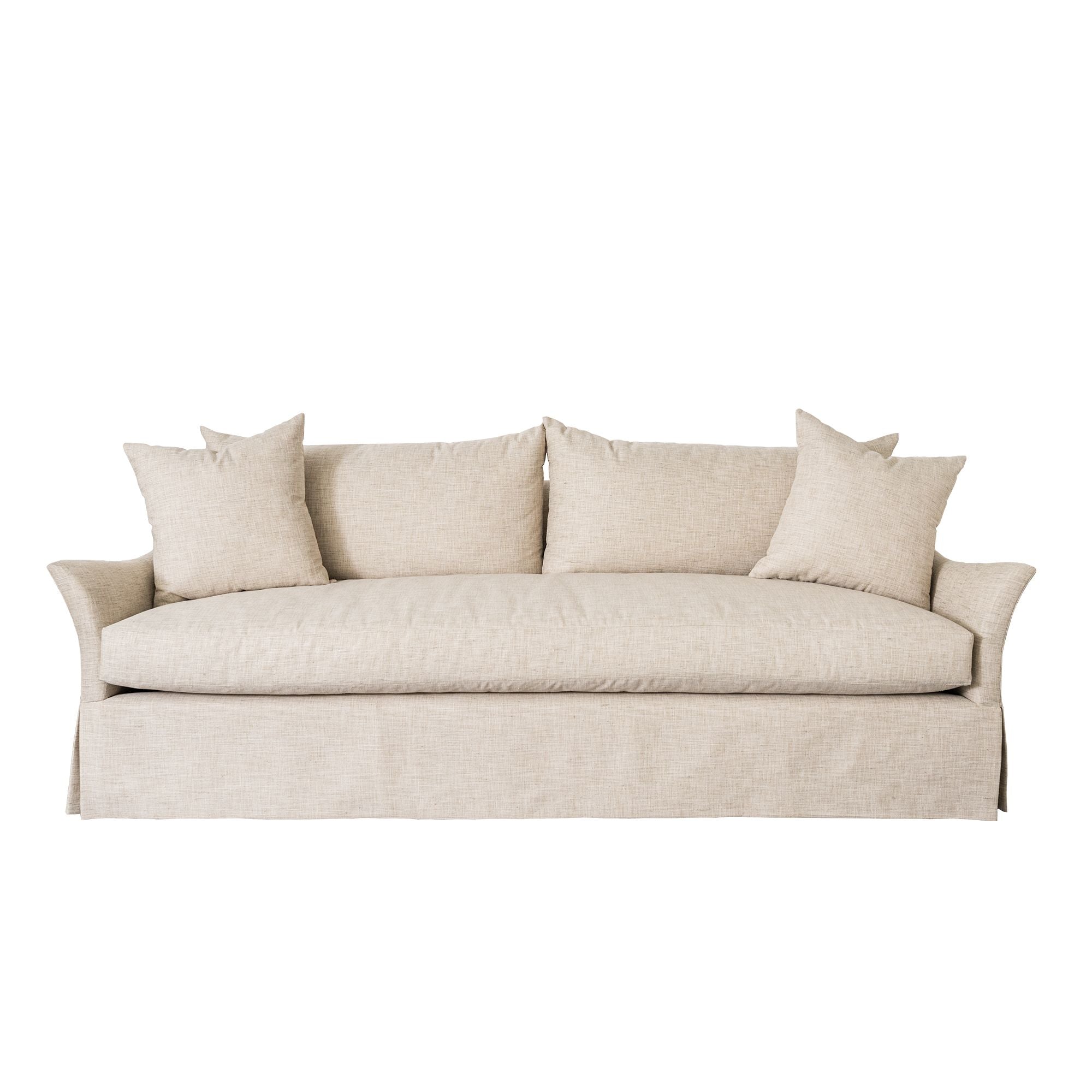Linen Skirted Sofa