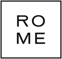 Rome Curate brand mark in onyx black
