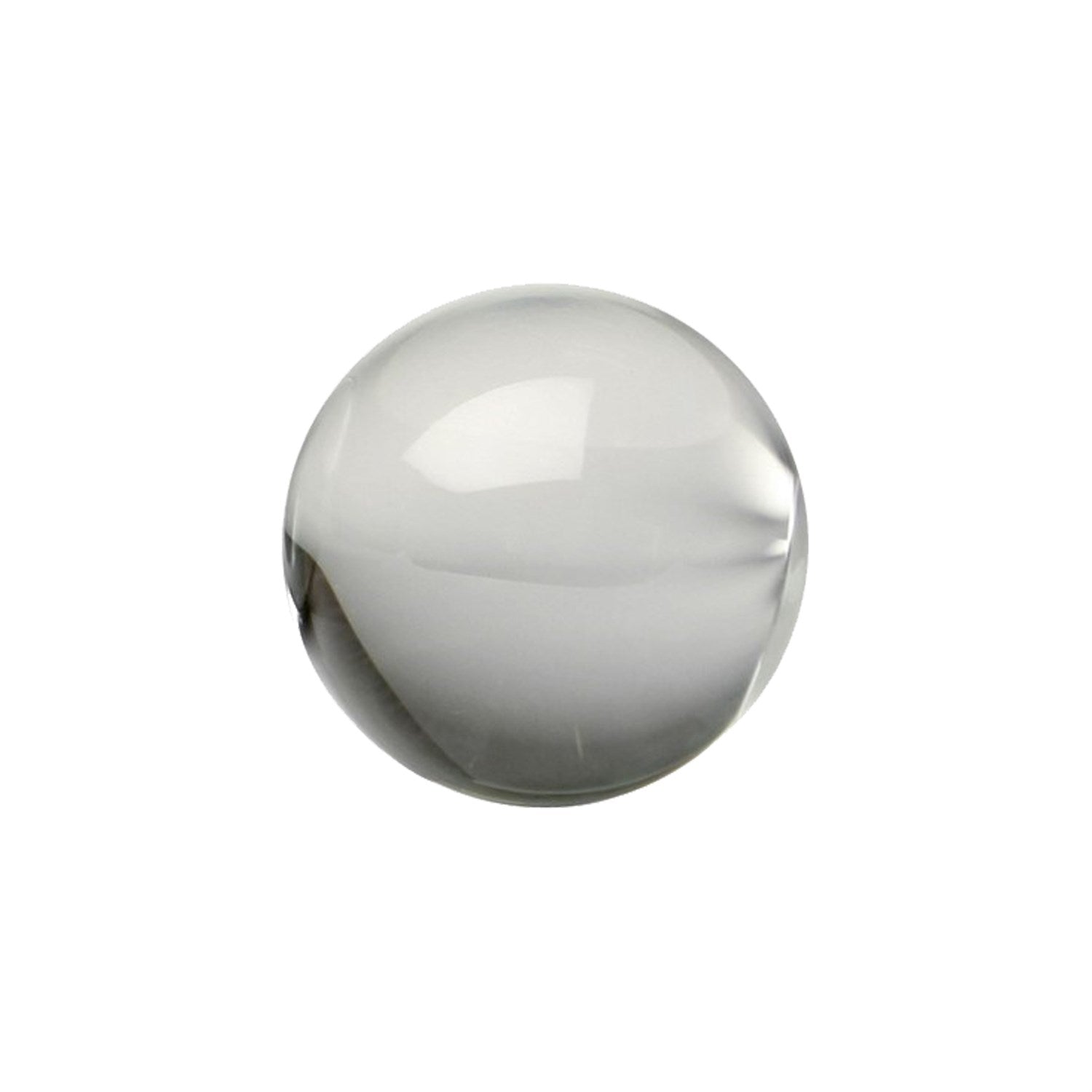 Solid Crystal Decorative Sphere, Tabletop Decor Accessory