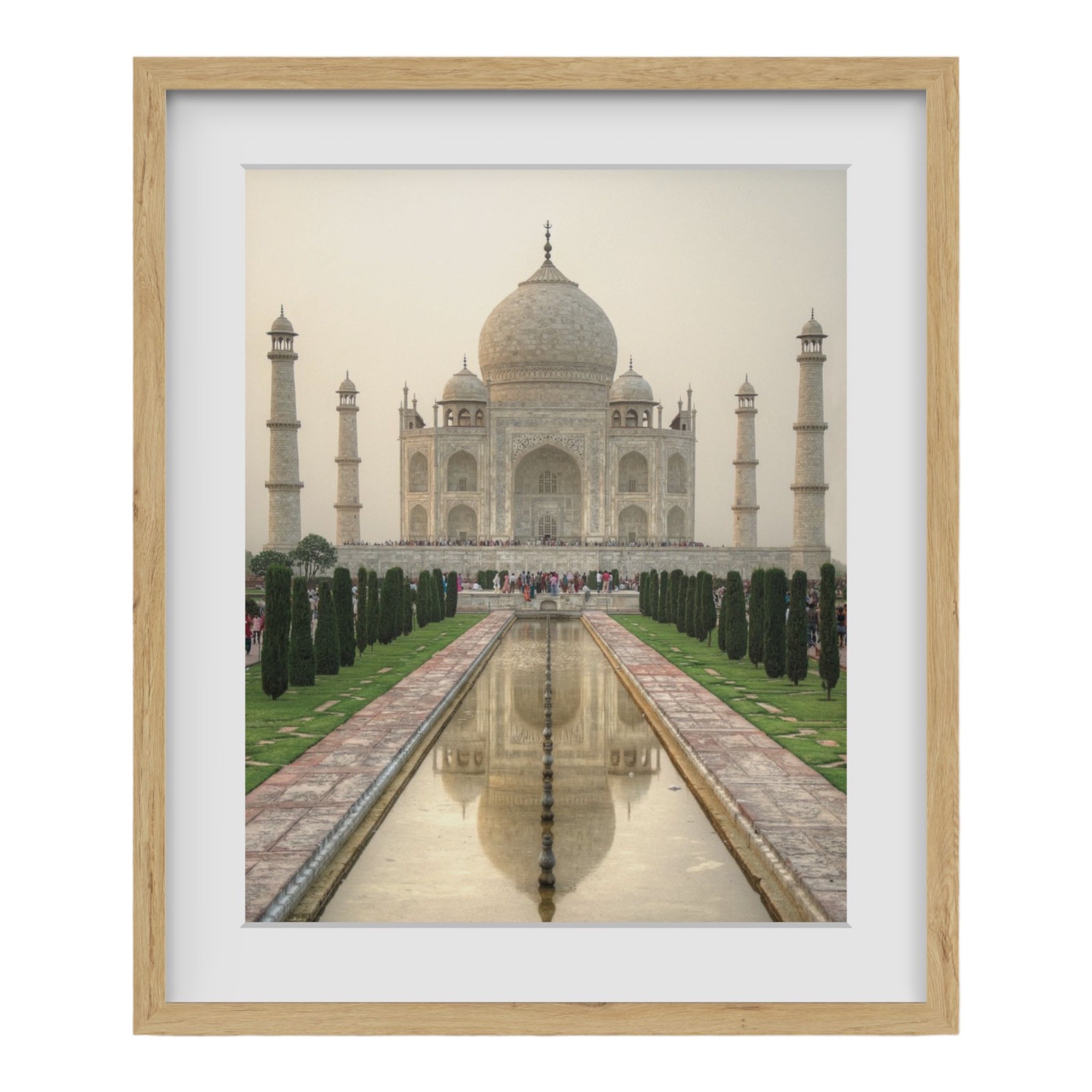 This professional photography for sale is a striking image of the Taj Mahal taken by award-winning photographer Paul Scott.