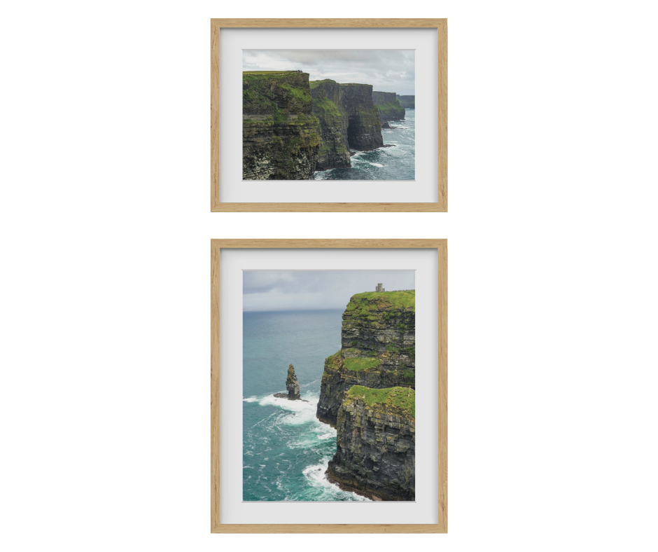 This collection of professional photography for sale includes two works taken by award-winning photographer Paul Scott of the Cliffs of Moher.  