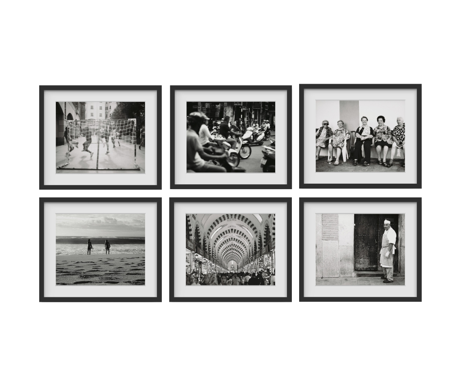 This collection of professional photography for sale includes six photographs by award-winning photographer Paul Scott taken in Cinque Terre, Hanoi, Oahu, Istanbul and Madrid depicting everyday life.  