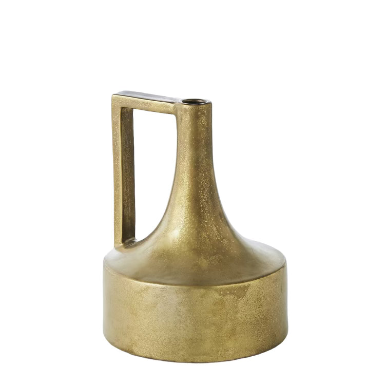 Gold Neck Handle Vase Collection