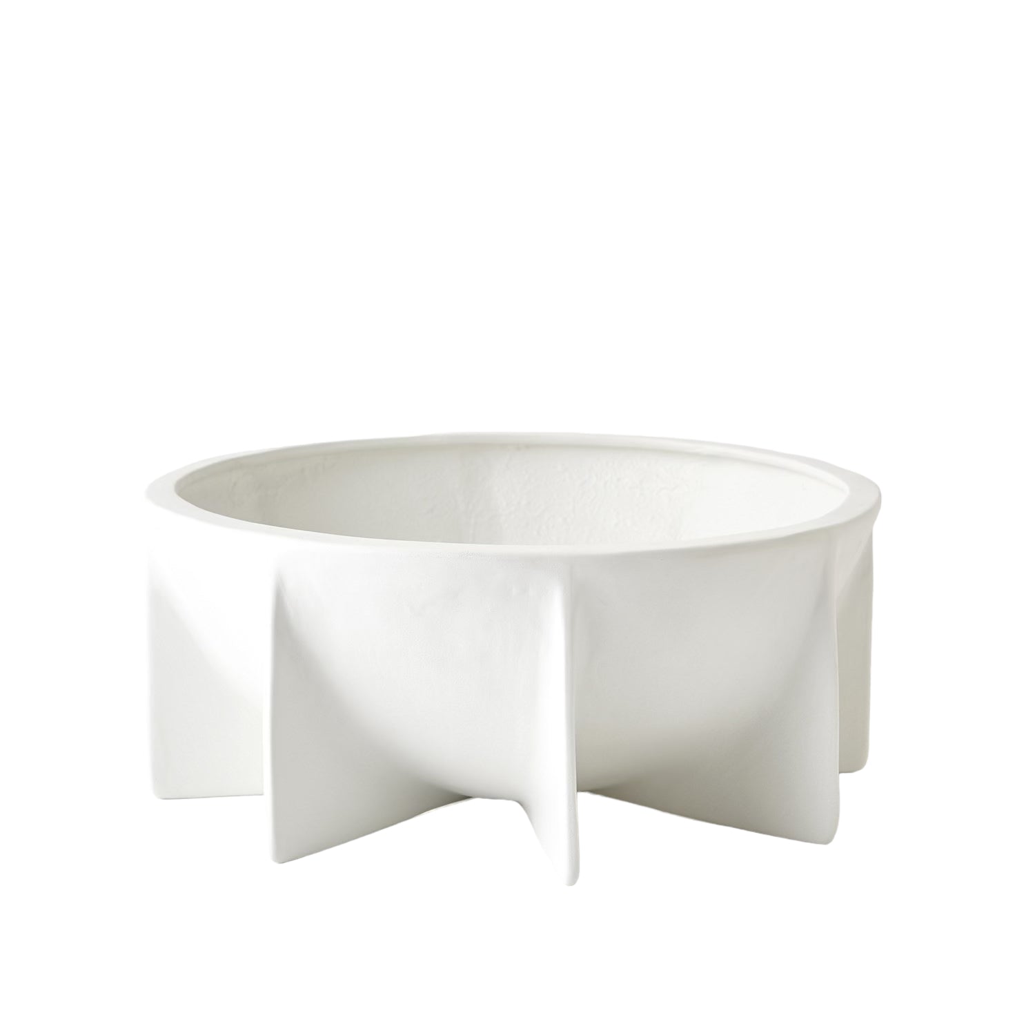 Nove Bowl, white decorative bowl