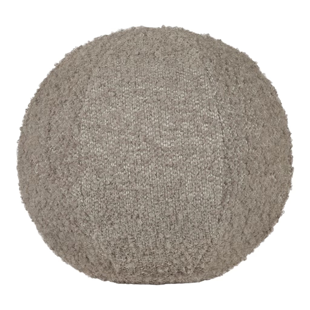 Taupe Circular Marl Decorative Pillow 