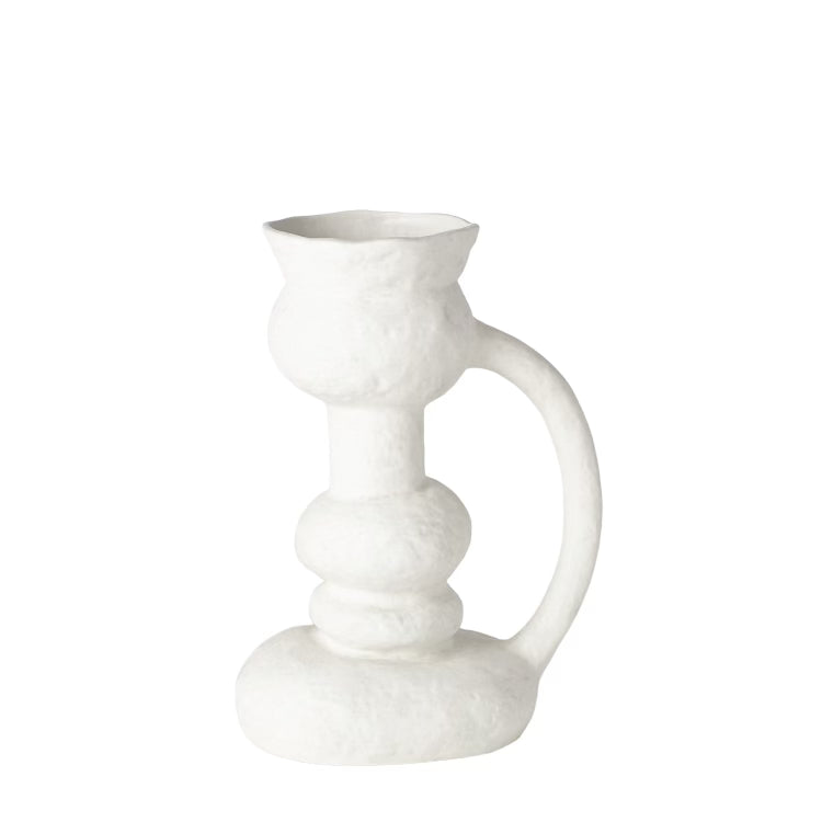 Remi vase, decorative white vase