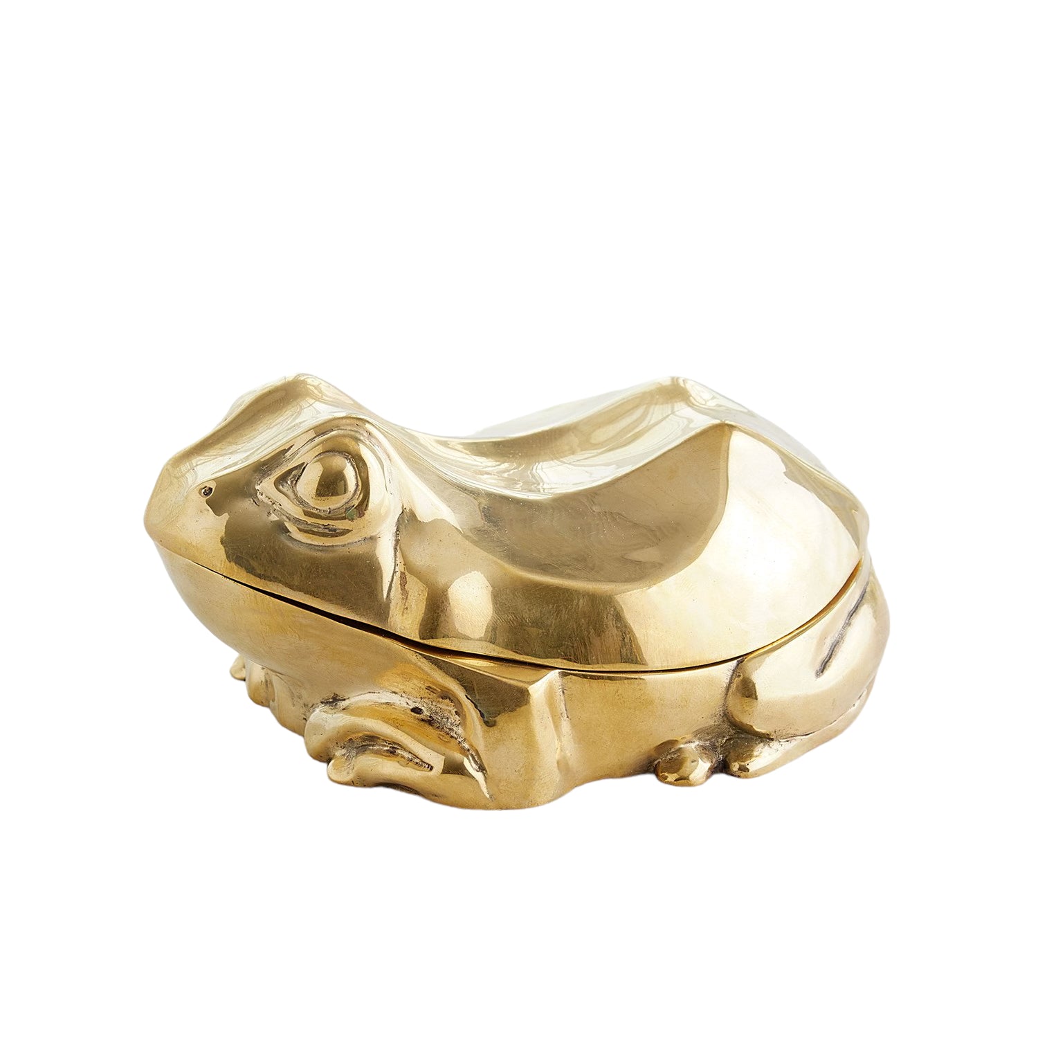 Solid Brass Frog Box, decorative frog box