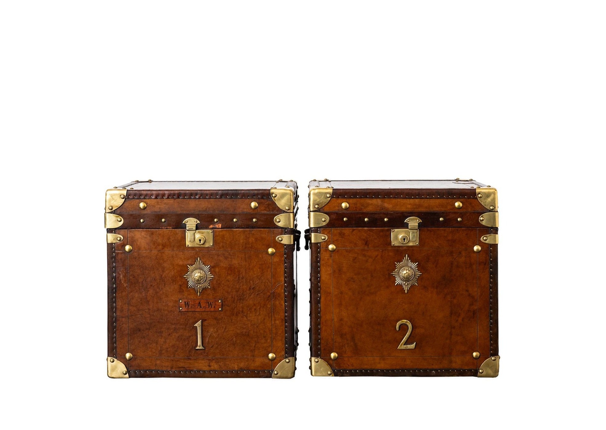 Vintage Military Trunk set from WW II.  